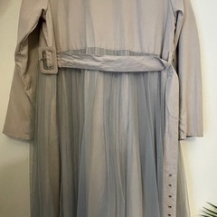 【jouetie ジュエティ】チュールドッキングライダースワンピースの画像