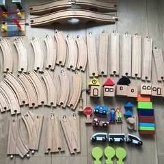 木製レールセットの画像
