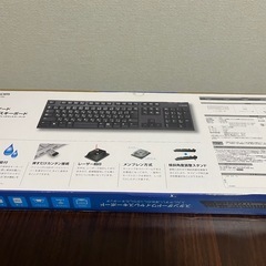 ワイヤレスキーボード　ELECOM 　の画像