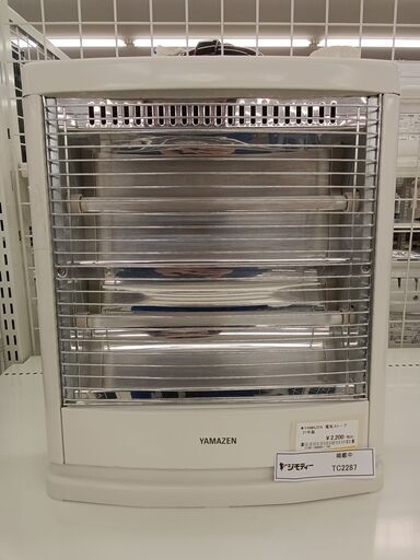 ★ジモティ割あり★ YAMAZEN　電気ストーブ  21年製 動作確認／クリーニング済み TC2287