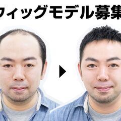 単発【モデル募集】メンズウィッグ、増毛商品のモデル(大阪市)の画像