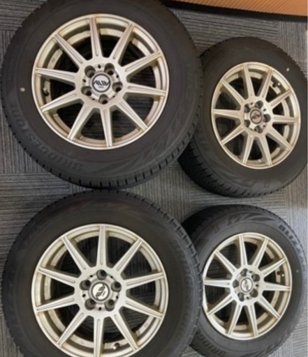 （決まりました）ホイール付きスタッドレスタイヤ195-65-15