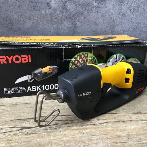 2/3終 RYOBI リョービ 電気ノコギリ ASK-1000 動作品 木工 DIY 切断工具 24l菊TK