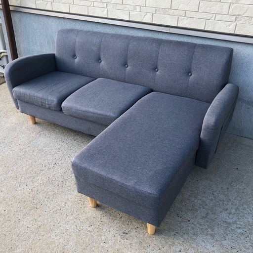 【美品】コンパクトな3人掛けソファー