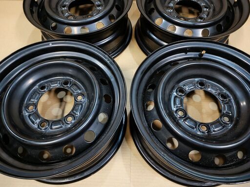 【再掲載】新車外し トヨタ 200 ハイエース バン 純正 15インチホイール■4本セット■15X6J+35■ホイールナット1台分■ホ