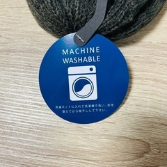 【新品】レディース ニット帽 ニット 冬 帽子 57.5cm 濃いグレーの画像