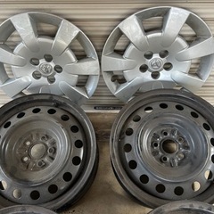 トヨタ スチールタイヤホイールセット 6 /12 JX 16H2の画像