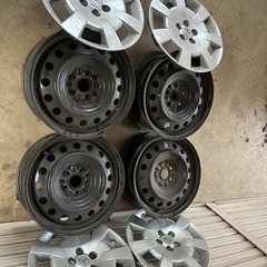 トヨタ スチールタイヤホイールセット 6 /12 JX 16H2の画像