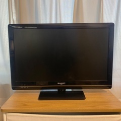  【SHARP AQUOS 24インチTV ※リモコン無し】無料...