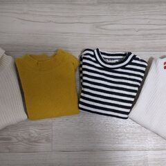 子供服　90　冬　トレーナーの画像