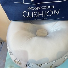 🍦新品🍦スヌーピー　SNOOPY クッション　丸型の画像