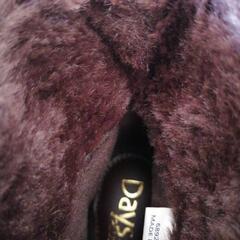 低反発底で足がとっても楽ちん新品22.5cmボアデザインブーツ・中は低反発の画像