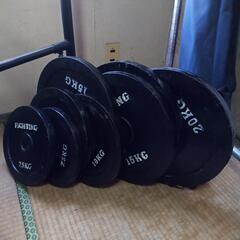 【商談中】ファイティングロードのプレート１０５ｋｇセット　１ｋｇ...