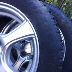 スタッドレス ブリジストン BLIZZAK VRX 155/65R14 2017年製 .アルミホイール 4本セットの画像