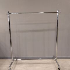ステンレス製ハンガーラック　W90cm D45cm H105〜1...
