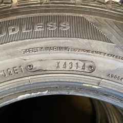 155/65R13 スタッドレス4本セットの画像
