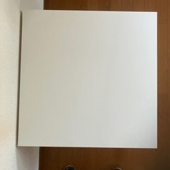 ★IKEA　LACKテーブル「美品」白の画像