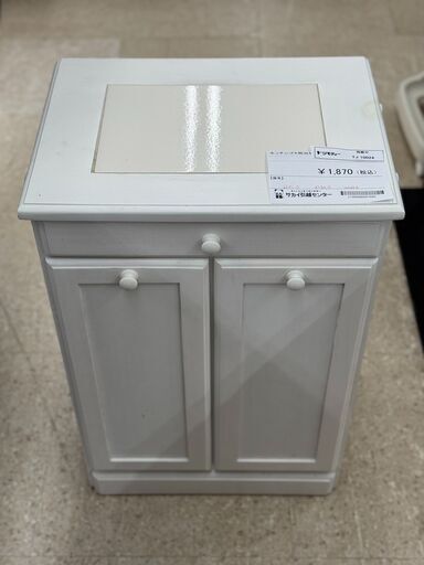 ★ジモティ割あり★  キッチンゴミ箱収納 白 H71×D34×W47 クリーニング済み TJ10024