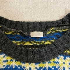 暖かニットとパンツの2点セット（150センチ）の画像