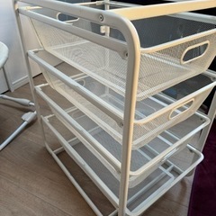 2個セットIKEA  アルゴットメッシュバスケット引き出しの画像