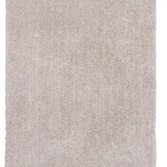 IKEA LINDKNUD ラグ パイル長 ベージュ 80x15...