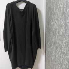 黒ニット　ワンピース