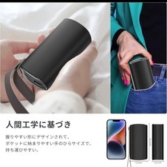 充電式カイロ 寒さ対策 保温グッズ モバイルバッテリー機能付き 10000mAh USB電気カイロ 繰り返し可能の画像