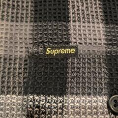 Supreme Waffle Plaid Hooded Shirt の画像
