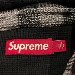 Supreme Waffle Plaid Hooded Shirt の画像