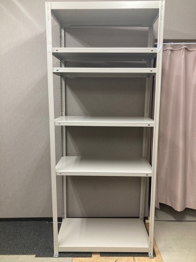 棚受けの位置を変えられる棚！　６段　棚