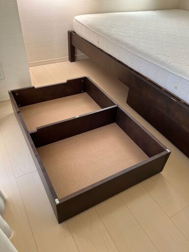【美品】マニフレックス　無印良品　ベッド　クイーンサイズ