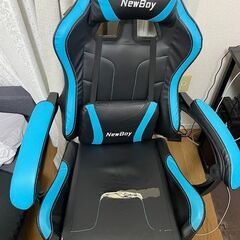 【定価12980円】GTBoy ゲーミングチェア オットマン付き...