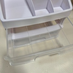 小物入れ　コスメ収納　2段ケース　引き出しの画像