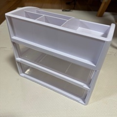 小物入れ　コスメ収納　2段ケース　引き出しの画像