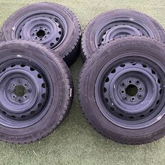【中古】鉄チン/スチールホイール/15インチ/DUNLOP/WI...