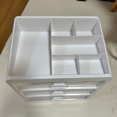 3段ケース　コスメ収納　小物入れ　引き出しの画像