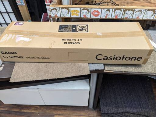 CASIO カシオ 電子キーボード 電子ピアノ Casiotone CT-S200BK 未開封 未使用
