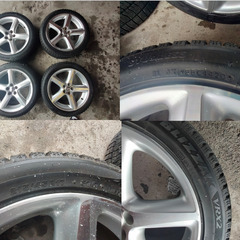 ２１５/４５R１７　BS　VRX2　バリ山　【スタッドレス・ホイ...