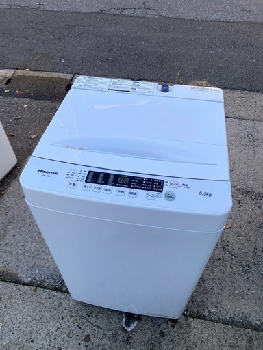 ☆No.r191 洗濯機 5.5kg ハイセンス 2020年製