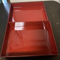 昭和レトロ　3段　お重箱　の画像