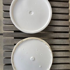 プラスチックペール缶　2個【ふた付】20Ｌ　バケツ　洗濯　靴洗い　メダカの画像