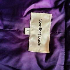 comfortbasic ダウンジャケットLサイズの画像