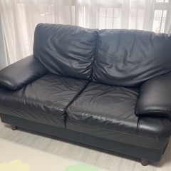 ニトリ　ソファー　レザー