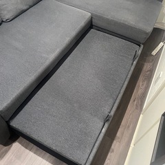 購入者決定引取待ち】イケアIKEA FRIHETEN フリーヘーテン L字ソファ