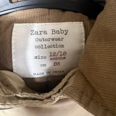 ZARA baby アウターの画像