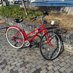 ママチャリ　27インチ　6段変速