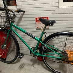 自転車　緑