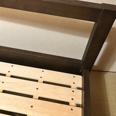 ［お取引中］美品☆シングル ベッドフレーム 無印良品の画像