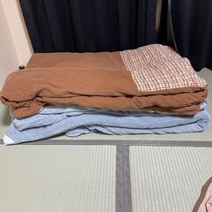 🉐即日引渡可能❗️冬用掛け布団❗️カバー付き❗️シングルサイズ❗...