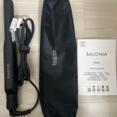 SALONIAストレートヘアアイロンSL-004S 15mm 2022年購入の画像